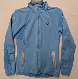 Blue Puma Women's BMW Athletics Zip-Up Jogging Jacket XS